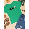 thumbnail image 3 of Hello Daisy Flower T-Shirt Women -Image by Shutterstock, Female 5X-Large, 3 of 4