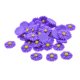 thumbnail image 2 of 50 Uds 22mm Resina de Girasol de Espalda Plana Pinza de Pelo Horquilla DIY Artesanía Joyería Decoración Piezas Adornos de Caja de Teléfono - Púrpura, 22x22x5mm Soledad Cabujón plano de flor de resina, 2 of 9