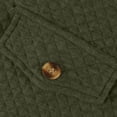 thumbnail image 4 of WTOBBY Women's Fashionable Solid Color Diamond Pocket Light Casual Jacket, Stylish and Lightweight Jacket with Unique Pocket Design for Everyday Wear,Army Green L, 4 of 6