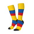 thumbnail image 2 of Colombian Flag Knee High Socks for Women Long Leg Warmers Socks, 2 of 7