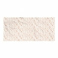 thumbnail image 1 of Food Art Gym Towel, Organic Vegetables Broccoli Cucumber Carrot Food Vegan Cheese Fish Menu, One-Sided Quick Dry Microfiber for Beach Fitness & Swimming, 60" x 30", Burnt Orange White, by Ambesonne, 1 of 2