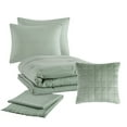 thumbnail image 4 of Mainstays 5-Piece Green River Waffle Comforter Set, Full/Queen, 4 of 9