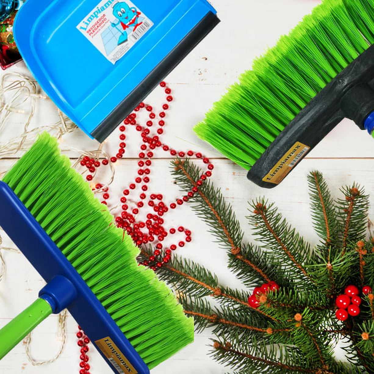 Limpiamax V-36 Soft Indoor Broom. The Original Condor Small Soft Sweep Broom! This small rectangular broom picks up lint and dust and rinses clean.