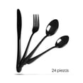 thumbnail image 1 of Juego de Cubiertos Chelsea Aquila Acero Inoxidable 24 piezas Negro, 1 of 2