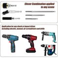 thumbnail image 4 of 6 Pcs Drill Bit Holder Extension Flexible Magnetic Swiveling Bit Tip Holder Bar Set Chuck Adapter Extender Impact Driver, 4 of 5