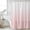Pink, variant on Sage Green Ombre Stripe Shower Curtain, Waterproof Shower Curtains for Bathroom, Modern Abstract Gradient Striped Washable Fabric Bathtub Curtain Set Bath Decor with 12 Hooks 72"x78"