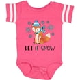 thumbnail image 3 of Inktastic Let it Snow Cute Orange Fox in Hat and Scarf Boys or Girls Baby Bodysuit, 3 of 5