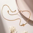 thumbnail image 3 of Cross Necklace for Women Cross Pendant Necklace Delicate Christian Jewelry Minimalist Faith Easter Basket Gifts, 3 of 4