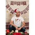 thumbnail image 3 of Old Glory Mens Snowman Body Costume Short Sleeve T Shirt, 3 of 6