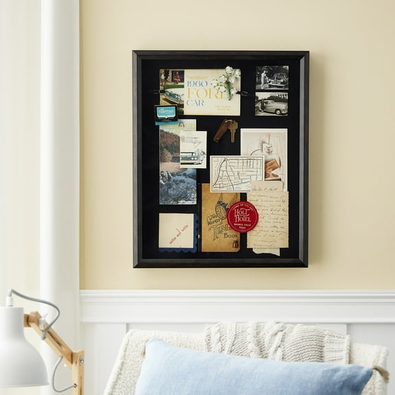 16" x 20" Bronze Shadow Box by Studio Decor - Easy Back Loading Frame Includes Pre-attached Hanging Hardware - Horizontal or Vertical Display - 1 Pack