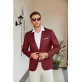 thumbnail image 2 of COOFANDY Men's Slim Fit Casual Blazers Lightweight Sport Coats One Button Suit Jackets, 2 of 6