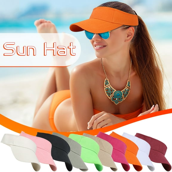 Jacenvly Mother's Day Sunscreen Summer Outdoor Sports Baseball Tennis Cap Sun Hat Empty Top Mother's Day Decoration Mother's Day Gifts For Wome/Men