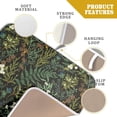 thumbnail image 4 of Green Plants Dish Drying Mat for Kitchen Counter Microfiber Absorbent Dish Draining Reusable Washable Foldable 16"x18", 4 of 7