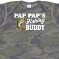 thumbnail image 4 of Inktastic Pap Pap's Fishing Buddy with White Text Boys Baby Bodysuit, 4 of 5