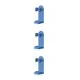 thumbnail image 1 of bedienty 2 Pcs Support Mural Universel pour Brosse à Dents Électrique Anti-Taches Réglable Bleu normal 1pcs 3Ensemble, 1 of 6
