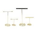thumbnail image 2 of ruzhgo 2Pcs Earring Earrings Holder Delicate Rack Multifunctional Ring Organizer Necklace Jewelry Household Dressing Table T-shaped round rack T-shaped round rack, 2 of 6