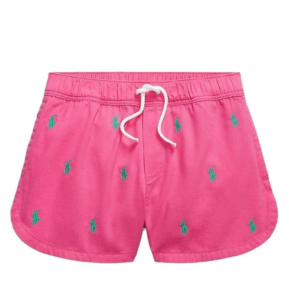 Polo Ralph Lauren Kids Polo Pony Pink Twill Short, Size 10Y