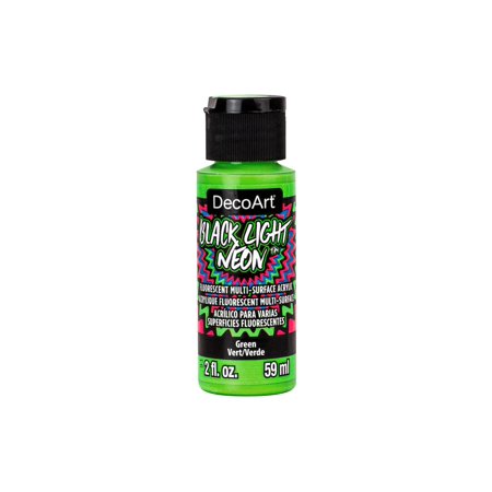 UPC: 0766218118028 | BLN04-30 DECOART BLACK LIGHT NEON PAINT 2OZ GREEN