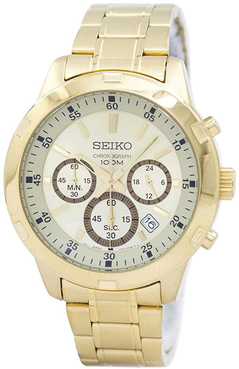 Buy Seiko Mens SKS610 Gold Stainless-Steel Japanese Chronograph Fashion  Watch Online at Lowest Price in Ubuy Nigeria. 218517298