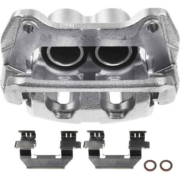 A-Premium Disc Brake Caliper Assembly with Bracket Compatible with Select Honda Models - Odyssey 2011 2012 2013 2014 2015 2016 2017 - Front Left Driver Side