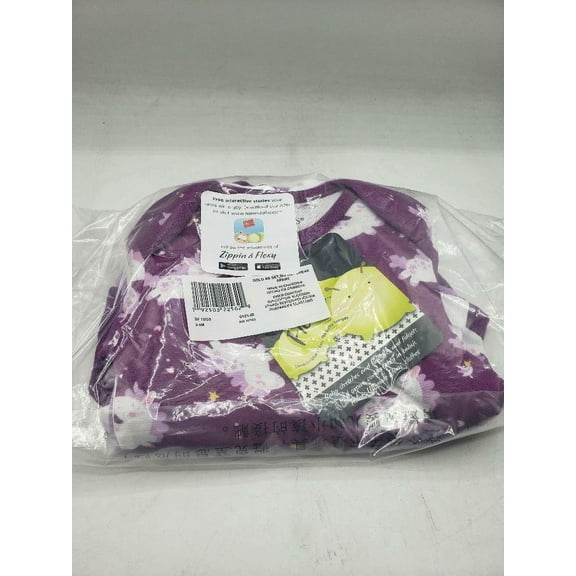 Hanes Baby Bodysuits, Ultimate Flexy Short Sleeve for Boys & Girls, 5-Pack, Purple Fun, 0-6 Months