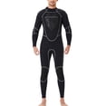 thumbnail image 1 of DIVE SAIL Traje de buceo 3MM Neopreno Traje de neopreno a prueba de frío Servicio de larga duración Tecnología textil Material de Accesorio de surf masculino gris 3XL Eigraketly OD019365-24, 1 of 7