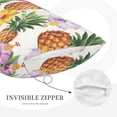 thumbnail image 5 of Balery Hawaiian Pineappl Bedding Queen Pillow Cases - Envelope Closure - Soft Brushed Microfiber Fabric - Shrinkage and Fade Resistant Pillow Cases-14"x20", 5 of 9
