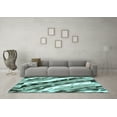 thumbnail image 3 of Ahgly Company Indoor Rectangle Animal Light Blue Modern Area Rugs, 8' x 10', 3 of 4