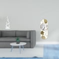thumbnail image 2 of Escultura abstracta de resina con forma de llama, adorno de espejo para sala de estar moderna, pasillo, entrada, oficina, patio, estantería, armario,, 2 of 8