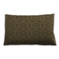 thumbnail image 1 of Ahgly Company Patterned Outdoor Rectangular Sepia Brown Lumbar Throw Pillow, 13 inch by 19 inch, 1 of 5