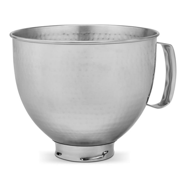 Stainless Steel Lift Bowl Compatible with Kitchenaid 6-qt. Mixing Bowl with  Ergonomic Handle