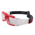 thumbnail image 2 of de Seguridad con Lentes Envolventes Transparentes Antivaho Y Resistentes a Los Arañazos para Bádminton, Béisbol, , Rugby, Elección de Color rojo Baoblaze Gafas de baloncesto, 2 of 8