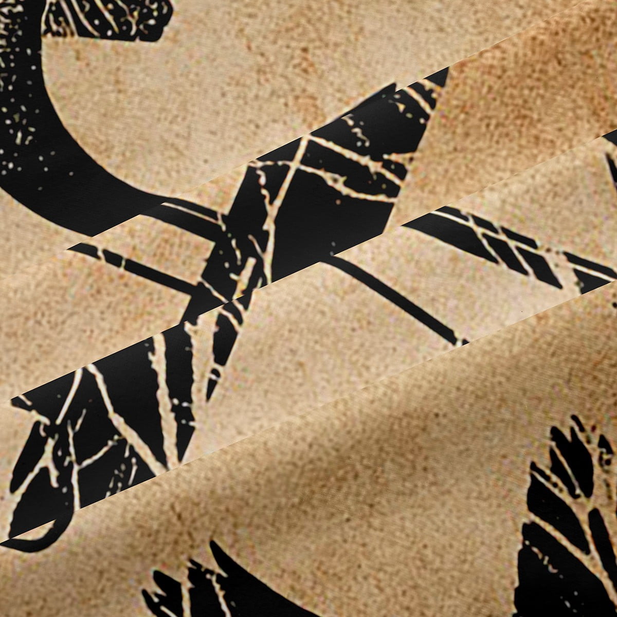 Hunting And Fishing 30%-50% Blackout Curtains 38"Wx45"L Tree Branches Camo Window Curtains For Bedroom,Woodland Wildlife Bass Fish Duck Bear Deer Rustic Farmhouse Cabin Curtains 2 Panels