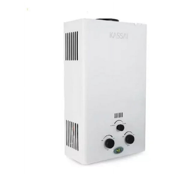 Calentador De Paso Kassai Kas-8n 8 lpm Gas Natural Blanco