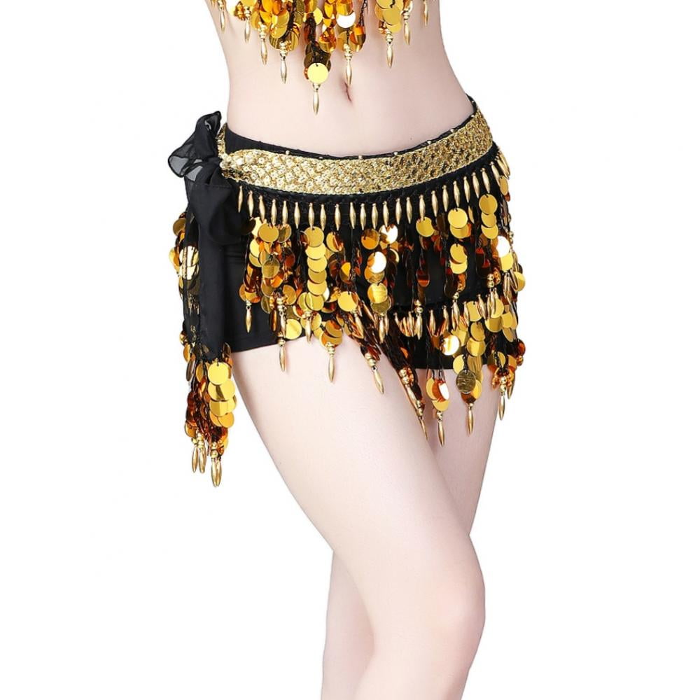 NEW Coins Waist Chain Belly Dance Costumes Accessories Triangle Hip Belt Chain 