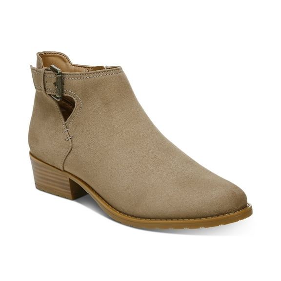Style Co Mabel Cutout Booties Taupe Micro 5.5M