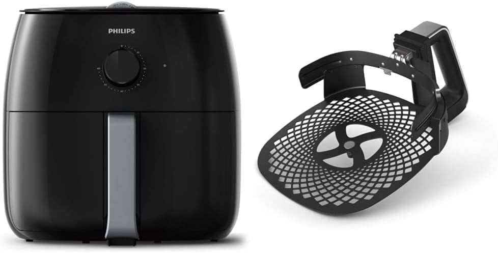 Sada marionet naast Philips Premium Airfryer XXL with Fat Removal Technology, Black, HD9630/98  & Pizza Master Accessory Kit for Philips Airfryer XXL Models, Black,  HD9953/00 - Walmart.com