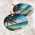 thumbnail image 3 of Custom Bimini Bahamas Ornament |Faux |Unique Cruise Souvenir |Vacation Travel Gift | Holiday Christmas Decor, Holiday Keepsake, Xmas Tree Hanging Decoration, Seasonal Gift Idea, Co, 3 of 5