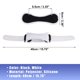 thumbnail image 3 of Par Rodillera Protector, Correa Ajustable para Deporte Equitación Baloncesto Carrera Poliéster, Blanco Unique Bargains rodilleras, 3 of 7