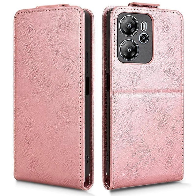 For Blackview Oscal Tiger 13 Stand Case Magnetic Clasp Vertical Flip Leather Phone Cover with Card H