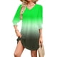 thumbnail image 4 of mfyjkho Vestidos de verano para mujer, Vestido de mujer de moda informal con puños elásticos lisos y cuello en V y manga larga Vestidos de fiesta para mujer s, 4 of 7