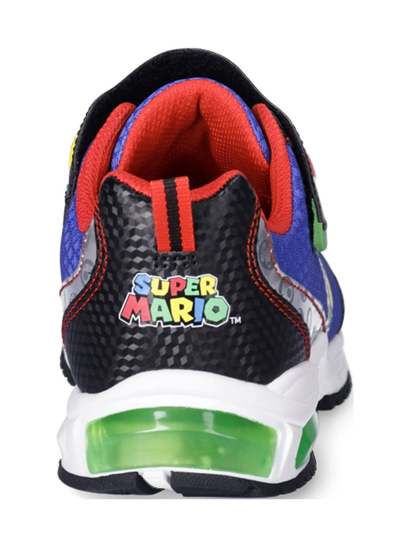 Super Mario Boys Light Up Slip On Sneakers