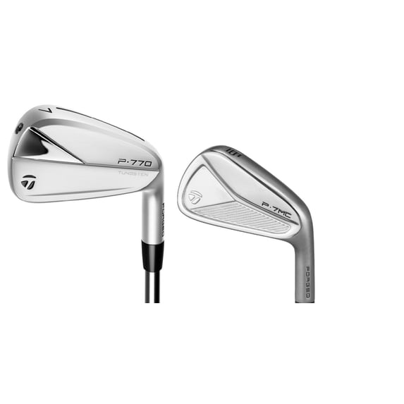 Pre-Owned TaylorMade P770 / P7MC Combo 4-PW Iron Set Stiff Steel FST KBS Tour 120 Value