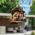 thumbnail image 2 of 2025 Christmas Nativity Scene Ornaments Religious Acrylic 2D Hanging Pendant The Birth of Jesus Christian Christmas Tree Decorations Xmas Holiday Memorial Keepsake Gift, 2 of 9
