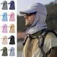 thumbnail image 4 of WTXUE Sun Hat, Sun Wide Brim Foldable Outdoor with Shawl Outerwear Accessory, Navy, 4 of 4