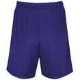 thumbnail image 2 of Augusta Sportswear Men's Standard 7-Inch Modified Mesh Shorts, Purple, 2 of 5