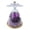 A, variant on Lypsnake Preserved Rose Flower In Angel Glass Dome,Clear Crystal Angel Bell Jar With Gold Base & Purple Preserved Floral,Decorative Rose Ornament For Anniversary Wedding Tabletop Gift Layout