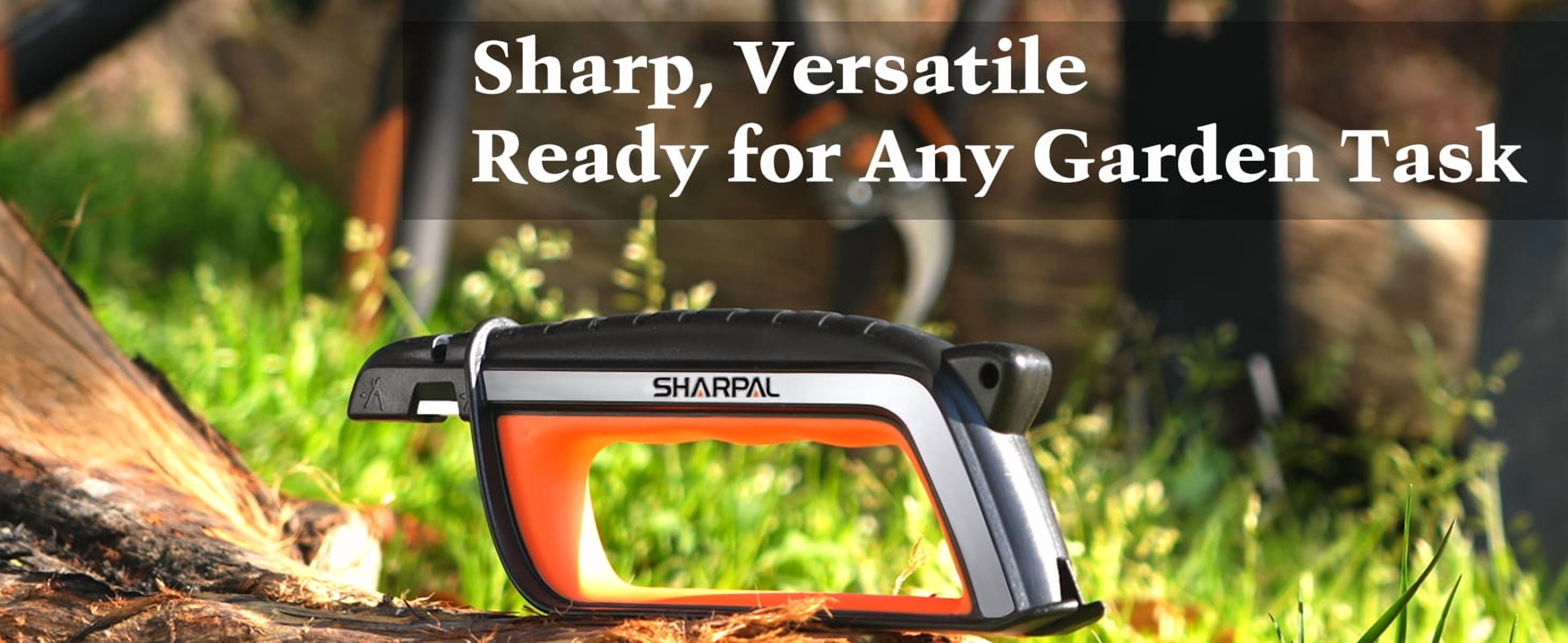 Sharpal 103N All-in-1 Pruning Gardening Tool Sharpener for Knife, Lawn Mower Blade, Axe, Pruner, Scissors