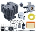 thumbnail image 4 of 35mm cylinder piston carburetor kit for Stihl FS120 FS200 FS250 chainsaw part 4134 020 1213, 4134 030 2011, 4134 120 0653, 4 of 5