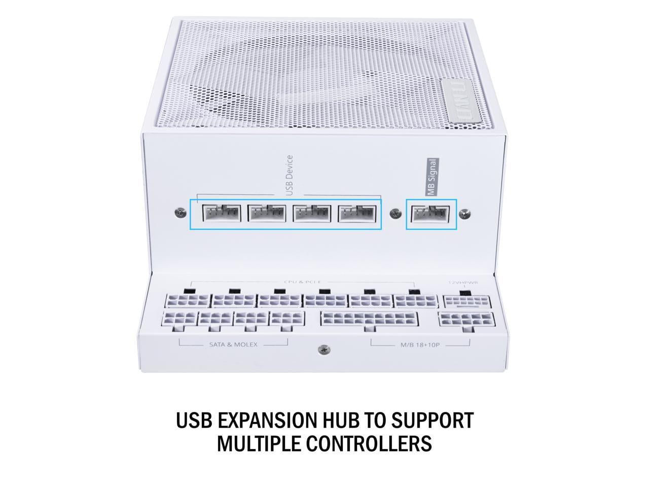 LIANLI ATX 3.1 PC電源 EDGE 1000 WHIT LIAN LI Edge series EG1000 White, 1000W ATX12V v3.1, 80 PLUS